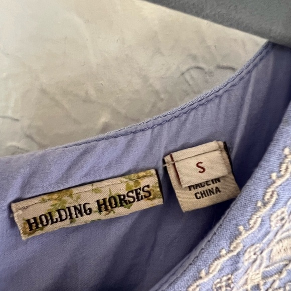 Anthropologie Holding Horses embroidered shift dress size S - Picture 5 of 8